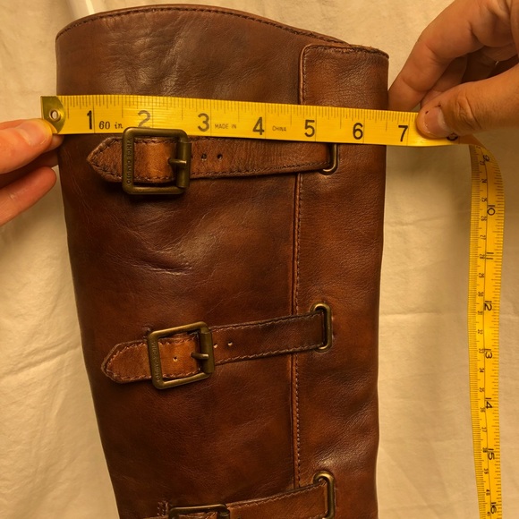 Vince Camuto Fenton Russet Buckle Riding Boot size 7 - Picture 6 of 14